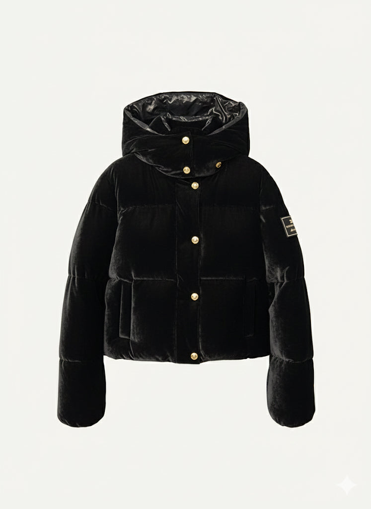 Elisabetta Franchi kurtka Regular Fit czarna