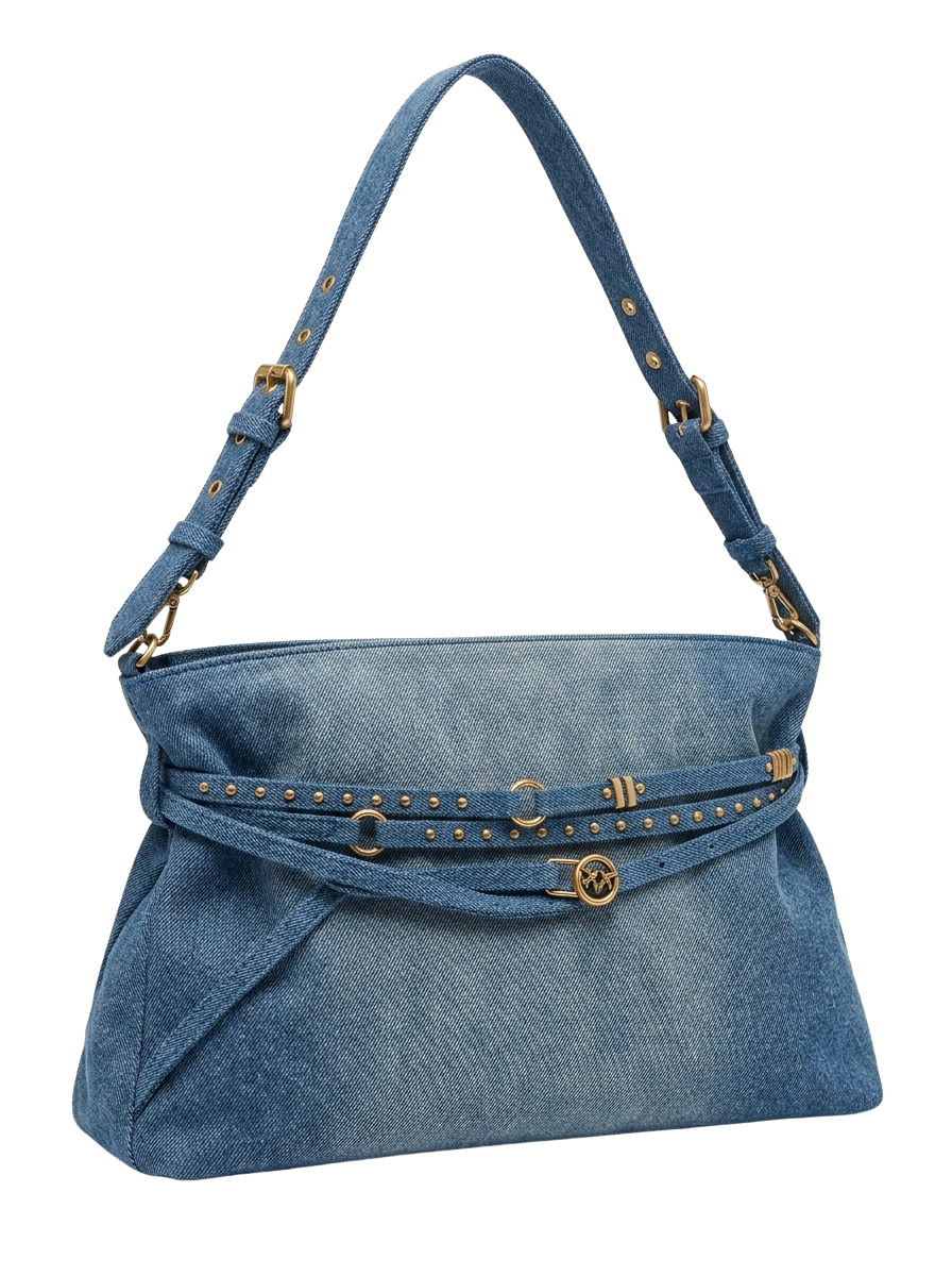 PINKO torebka BELT BAG BIG jeans