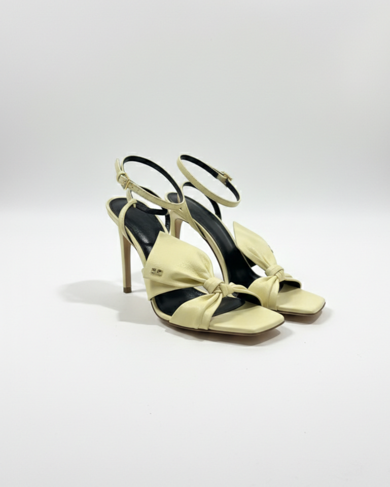 ELISABETTA FRANCHI sandały z kokardą lemonade