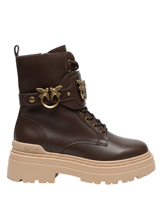 PINKO trapery MIA brązowe