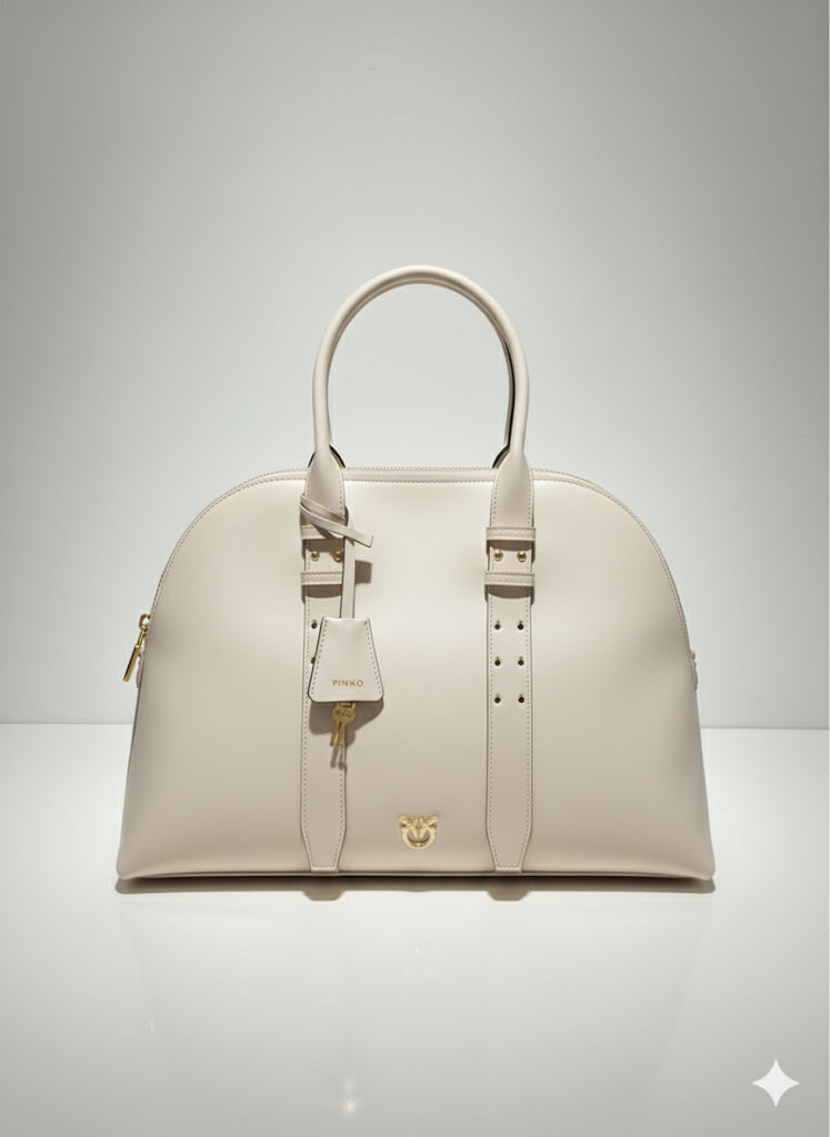PINKO torebka BOWLING BAG white