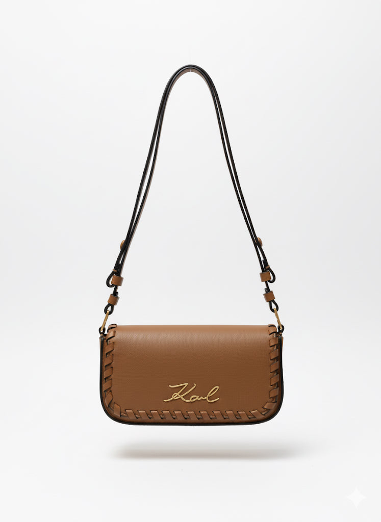 KARL LAGERFELD torebka brązowa