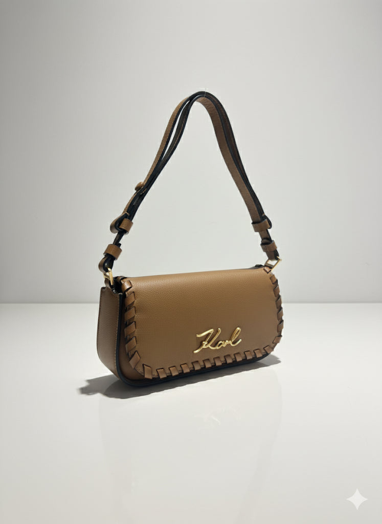 KARL LAGERFELD torebka brązowa