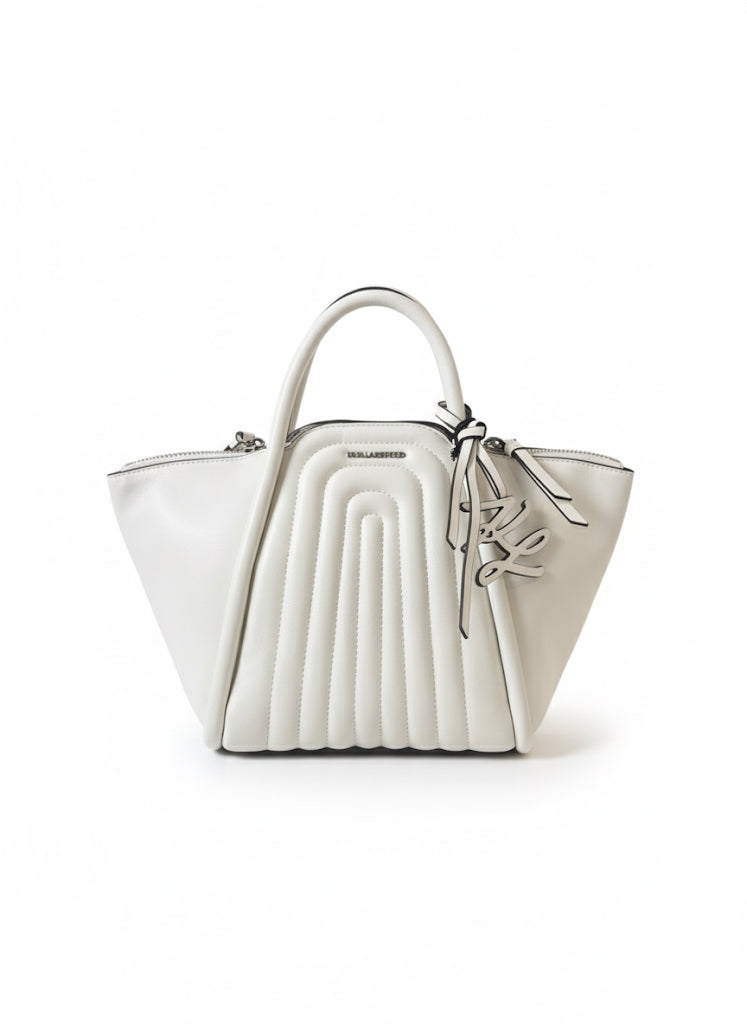 KARL LAGERFELD torebka K/WELLEN TOTE biała