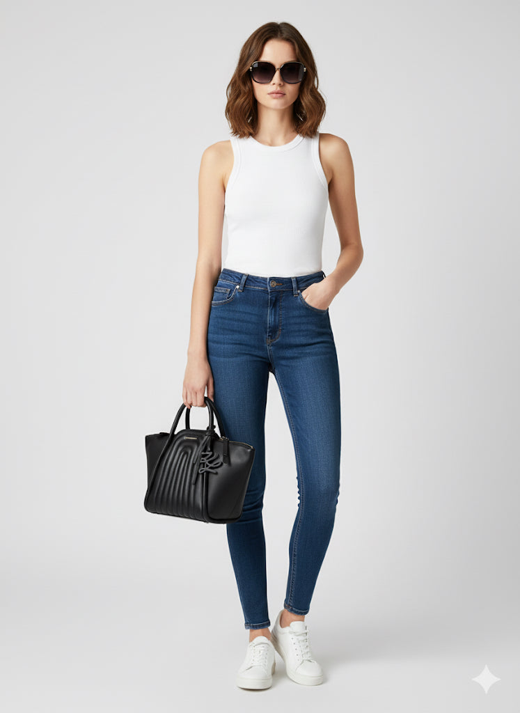 KARL LAGERFELD torebka K/WELLEN TOTE czarna