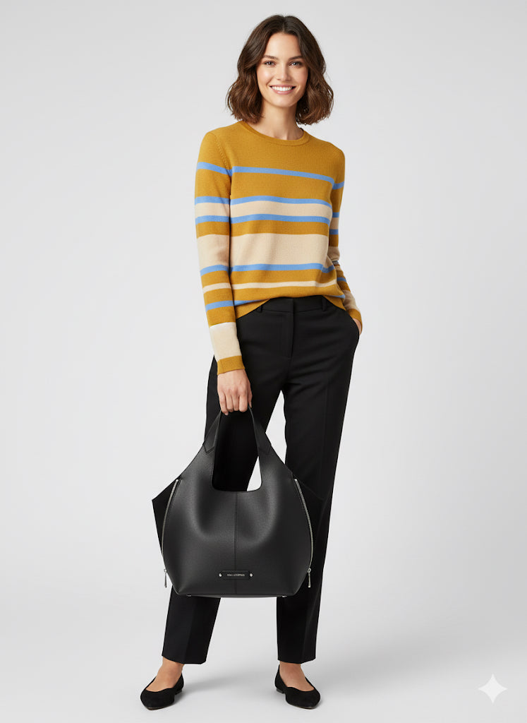 KARL LAGERFELD torebka shopperka czarna