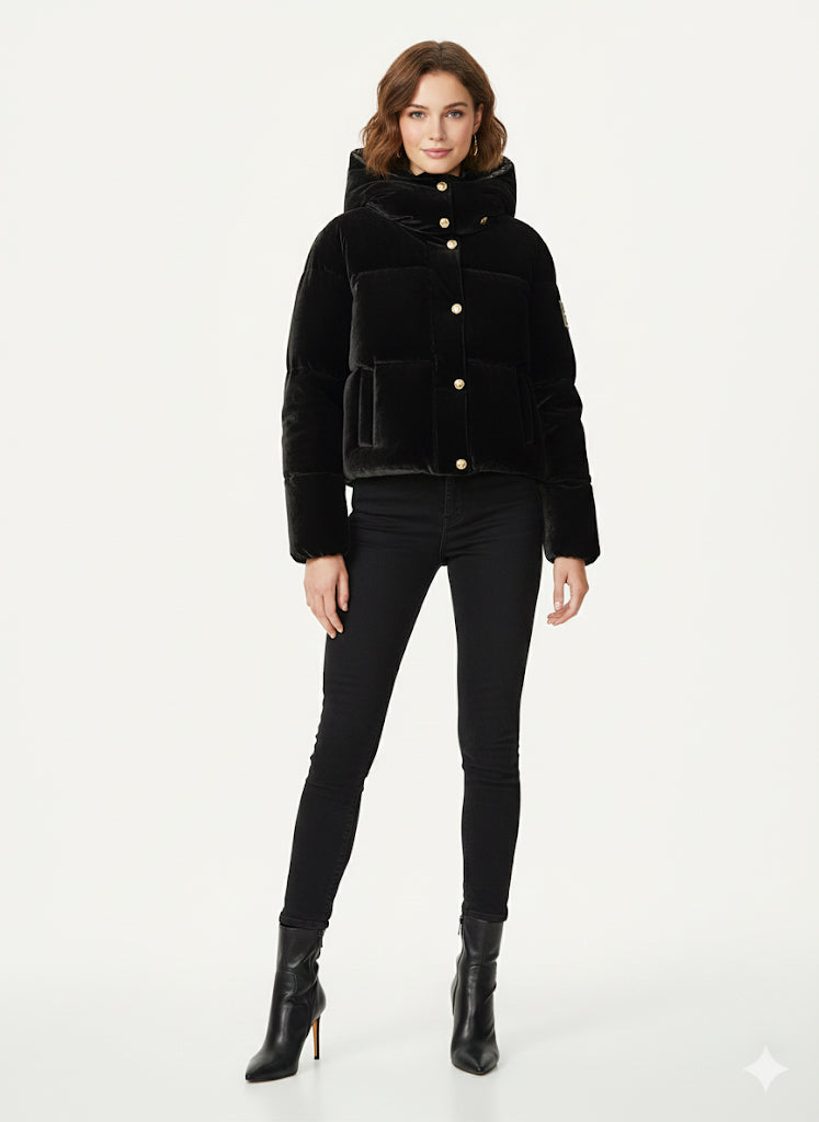 Elisabetta Franchi kurtka Regular Fit czarna