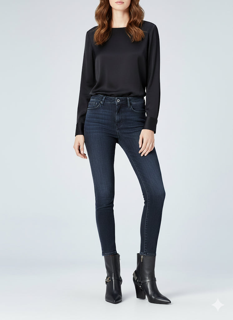 PINKO botki czarne skórzane