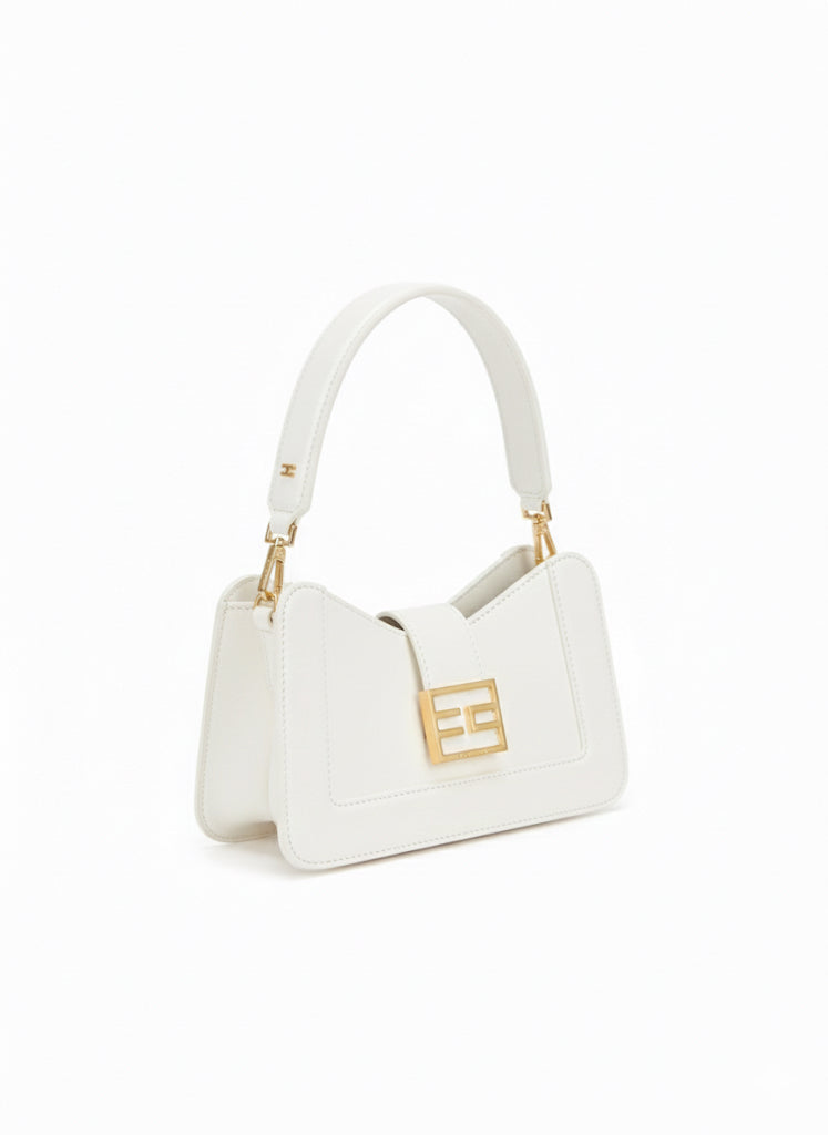 ELISABETTA FRANCHI torebka mini biała