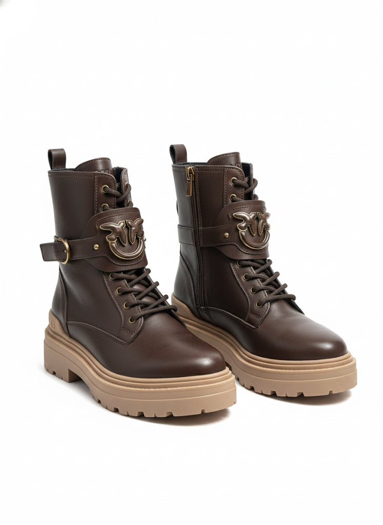 PINKO trapery MIA brązowe