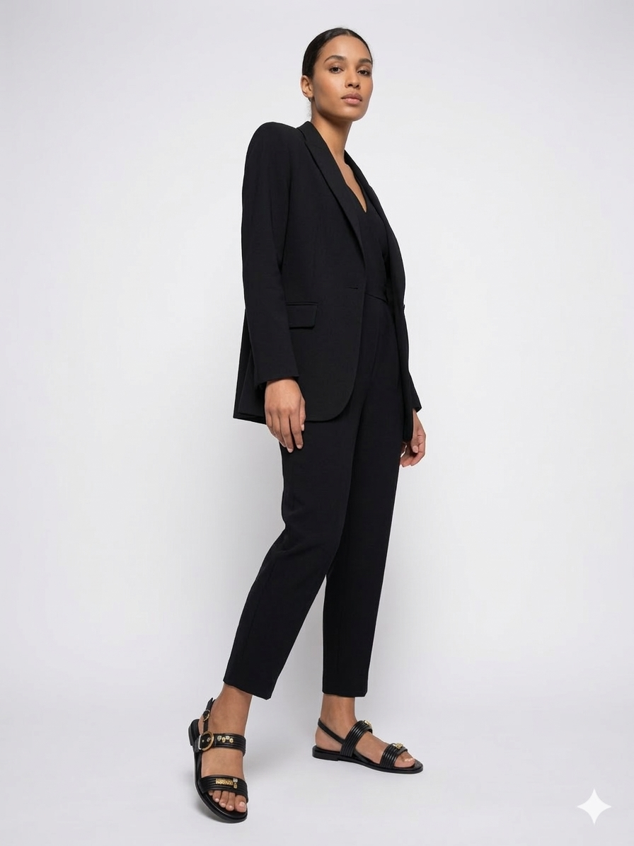 PINKO sandały skórzane MILLY 08 czarne