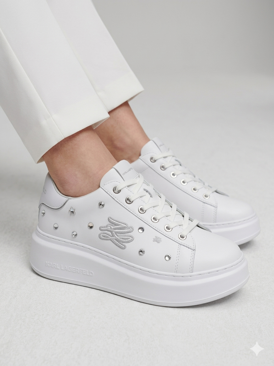 KARL LAGERFELD sneakersy ANAKAPRI Autography Studs