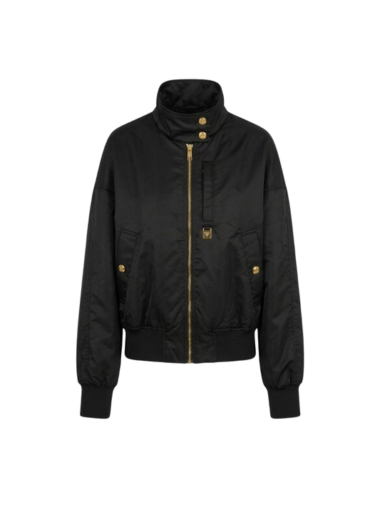 Elisabetta Franchi kurtka loose fit czarna