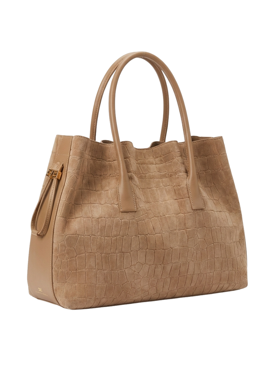 ELISABETTA FRANCHI torebka zamszowa