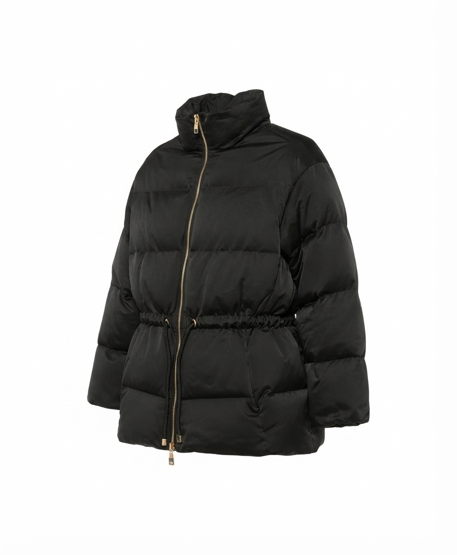 Elisabetta Franchi parka regular fit czarna