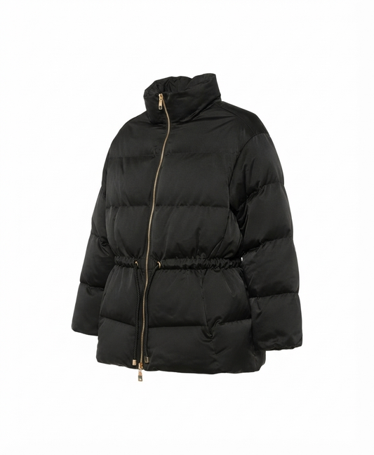 Elisabetta Franchi parka regular fit czarna