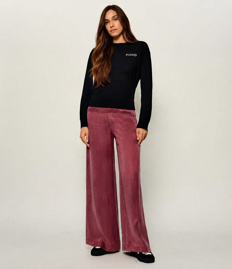 PINKO spodnie PORTA flare fit